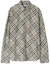 Buy Burberry 經典格紋長袖襯衫 - 苔綠色 80876361