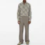 Shop Burberry 經典格紋長袖襯衫 - 苔綠色 80876361