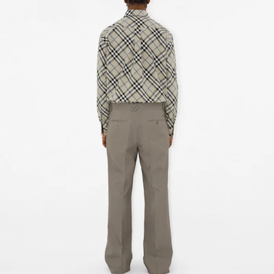 Burberry 經典格紋長袖襯衫 - 苔綠色 80876361 Purchase Burberry 經典格紋長袖襯衫 - 苔綠色 80876361