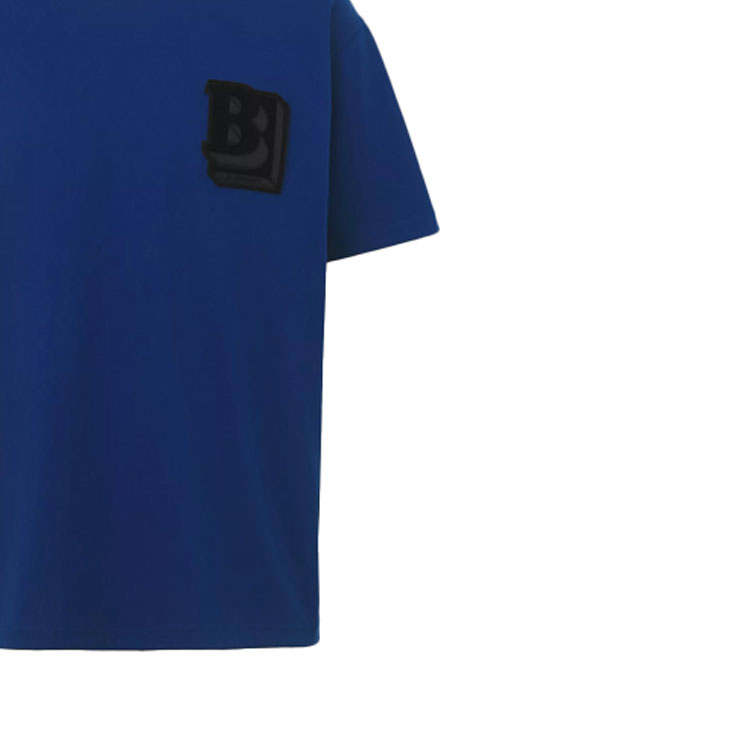 Burberry  Loose-Fit Letter Logo T-Shirt Ocean Blue. 80480151 圖 8
