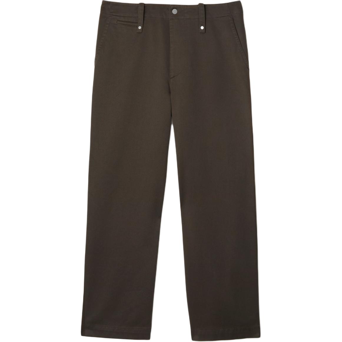 Burberry  Loose Fit Solid Color Pants with Button Pockets - Otter Color 80788771