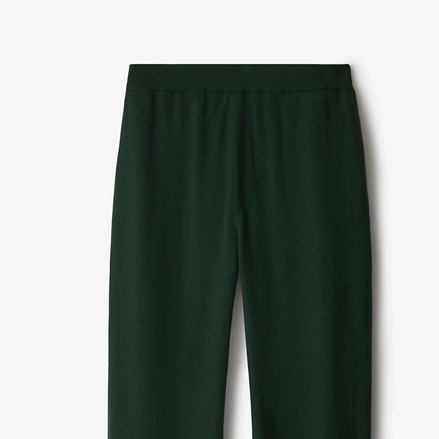 Lookbook Burberry 寬鬆剪裁 tapered 針織運動褲 單色 - 葡萄綠 80777591