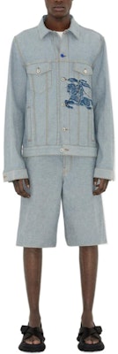 Burberry Celana Pendek Denim Loose Fit Wide-Leg Logo Equestrian Biru. 80864521 Purchase Burberry Celana Pendek Denim Loose Fit Wide-Leg Logo Equestrian Biru. 80864521