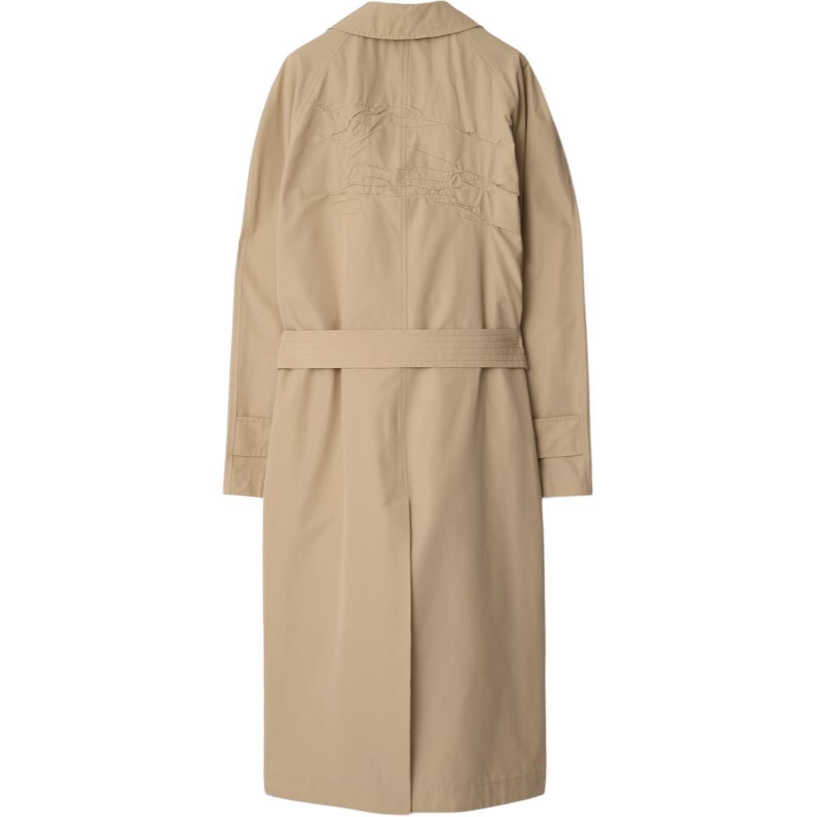 Lookbook Abrigo Trench Beige Medio Burberry Diseño de Botonadura Simple. 80876111