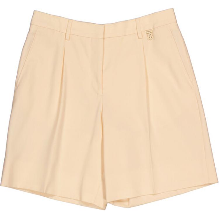 Burberry  Mid-Rise Beige Casual Zip Bermuda Shorts. 80541511