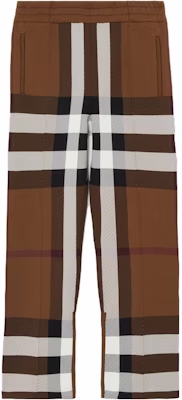 Burberry Celana Lurus Mid-Rise Motif Kotak Warna Dark Birch Brown. 80702991 Buy Burberry Celana Lurus Mid-Rise Motif Kotak Warna Dark Birch Brown. 80702991