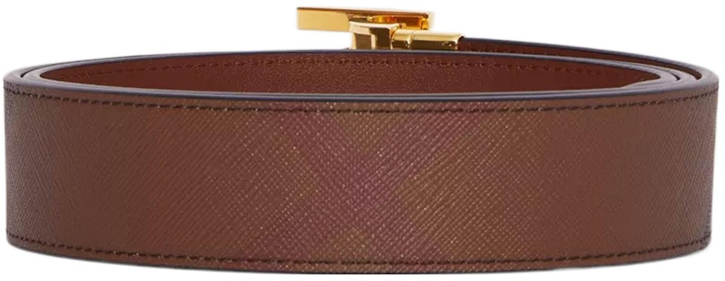 Burberry 經典格紋雙面皮革腰帶 棕色 3.5公分宽 80583481 Shop Burberry 經典格紋雙面皮革腰帶 棕色 3.5公分宽 80583481