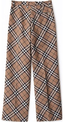 Burberry Multicolor Check Pattern Zip Casual Pants. 80919461 Lookbook Burberry Multicolor Check Pattern Zip Casual Pants. 80919461