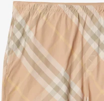 Sizing Burberry Celana Pendek Renang Kotak-Kotak Multicolor Pinggang Elastis. 80831611