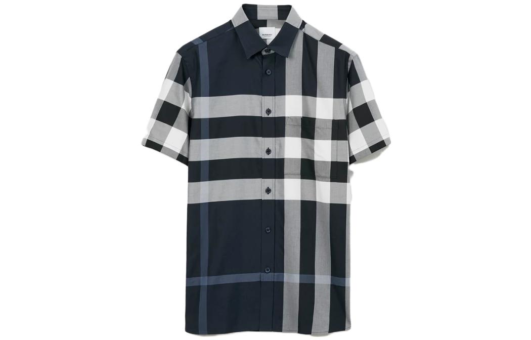 Burberry  Multicolor Checkered Single-Breasted Shirt 80729401