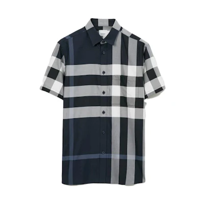 Burberry Multicolor Checkered Single-Breasted Shirt 80729401