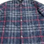 Lookbook Burberry Navy Blue Check Collar Cotton Jacket Long Sleeve. 80841881