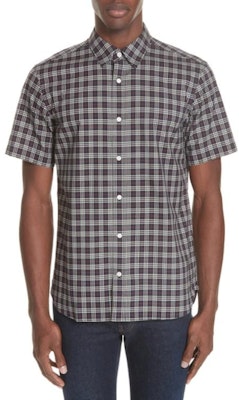 Burberry 海軍藍格紋短袖襯衫. 80034801 Lookbook Burberry 海軍藍格紋短袖襯衫. 80034801