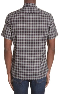 Burberry 海軍藍格紋短袖襯衫. 80034801 Purchase Burberry 海軍藍格紋短袖襯衫. 80034801