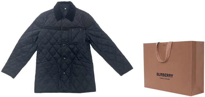 Burberry Jaket Single-Breasted Lengan Panjang Warna Navy Biru. 80616691 Shop Burberry Jaket Single-Breasted Lengan Panjang Warna Navy Biru. 80616691