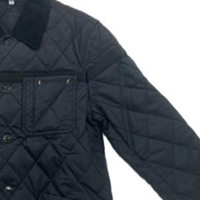 Burberry Jaket Single-Breasted Lengan Panjang Warna Navy Biru. 80616691 Details for Burberry Jaket Single-Breasted Lengan Panjang Warna Navy Biru. 80616691