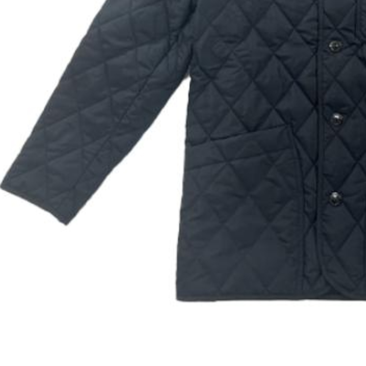 Sizing Burberry Jaket Single-Breasted Lengan Panjang Warna Navy Biru. 80616691