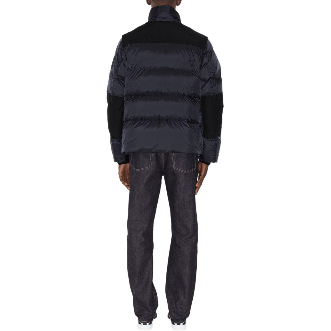 Purchase バーバリー ネイビーブルーフード付きダウンジャケット（着脱可能な袖付き） 80839711