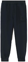 Burberry Navy Blue Jogger Sweatpants with Logo Embroidery. 80720051 Burberry Navy Blue Jogger Sweatpants with Logo Embroidery. 80720051