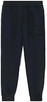 Order Burberry Navy Blue Jogger Sweatpants with Logo Embroidery. 80720051