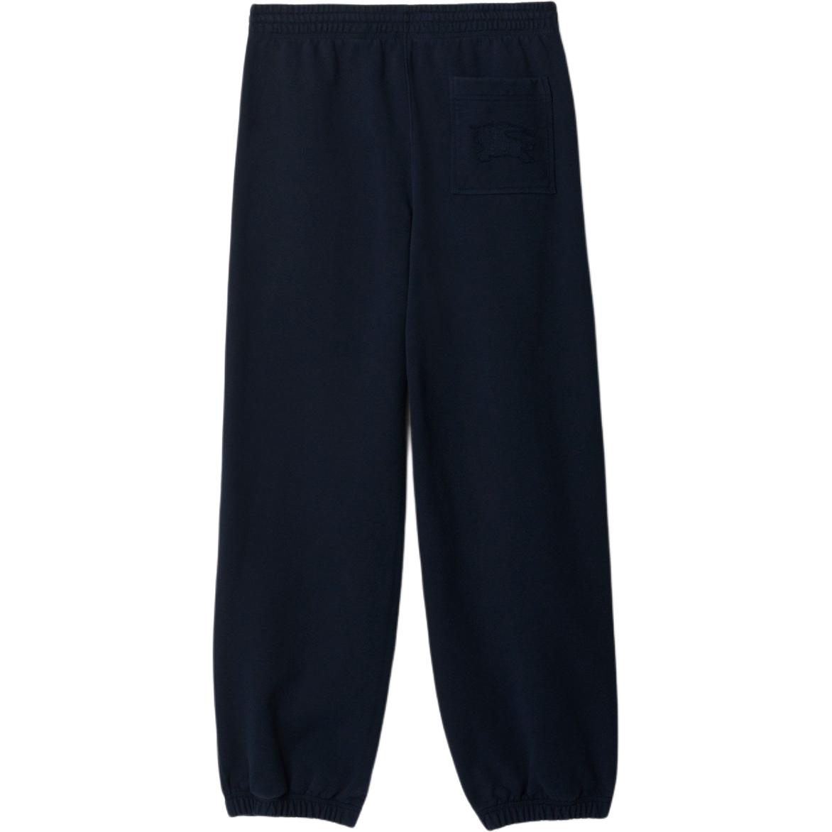 Lookbook Burberry Navy Blue Seluar Jogger Knit Longgar Lelaki 80946321