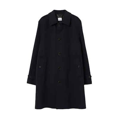 Burberry Navy Blue Single-Breasted Long Sleeve Casual Coat. 80601971