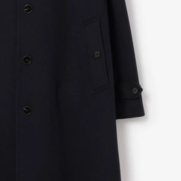 Burberry  Navy Blue Single-Breasted Long Sleeve Casual Coat. 80601971 圖 5