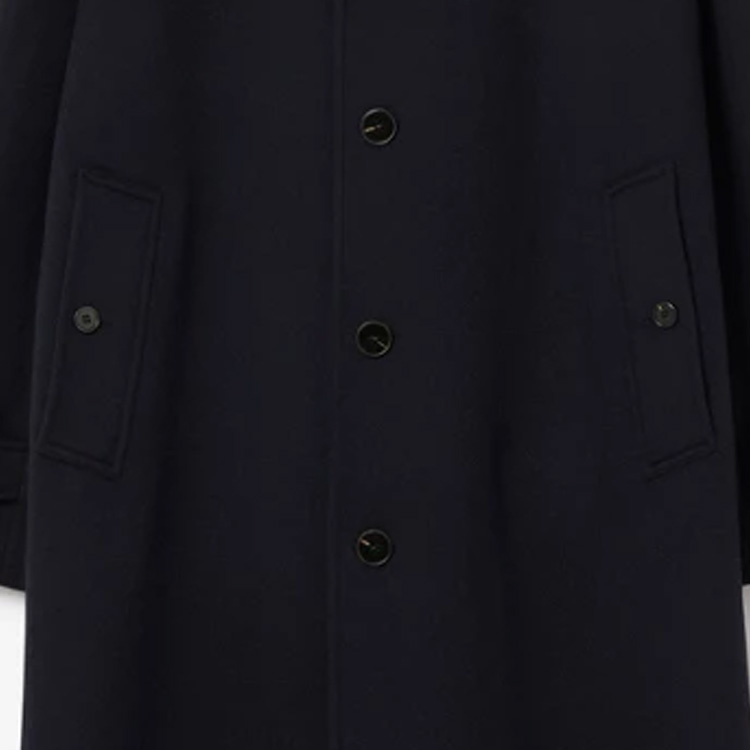 Burberry  Navy Blue Single-Breasted Long Sleeve Casual Coat. 80601971 圖 7