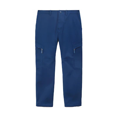 Burberry Navy Blue Straight-Leg Mid-Rise Cargo Pants Casual Style. 80708661