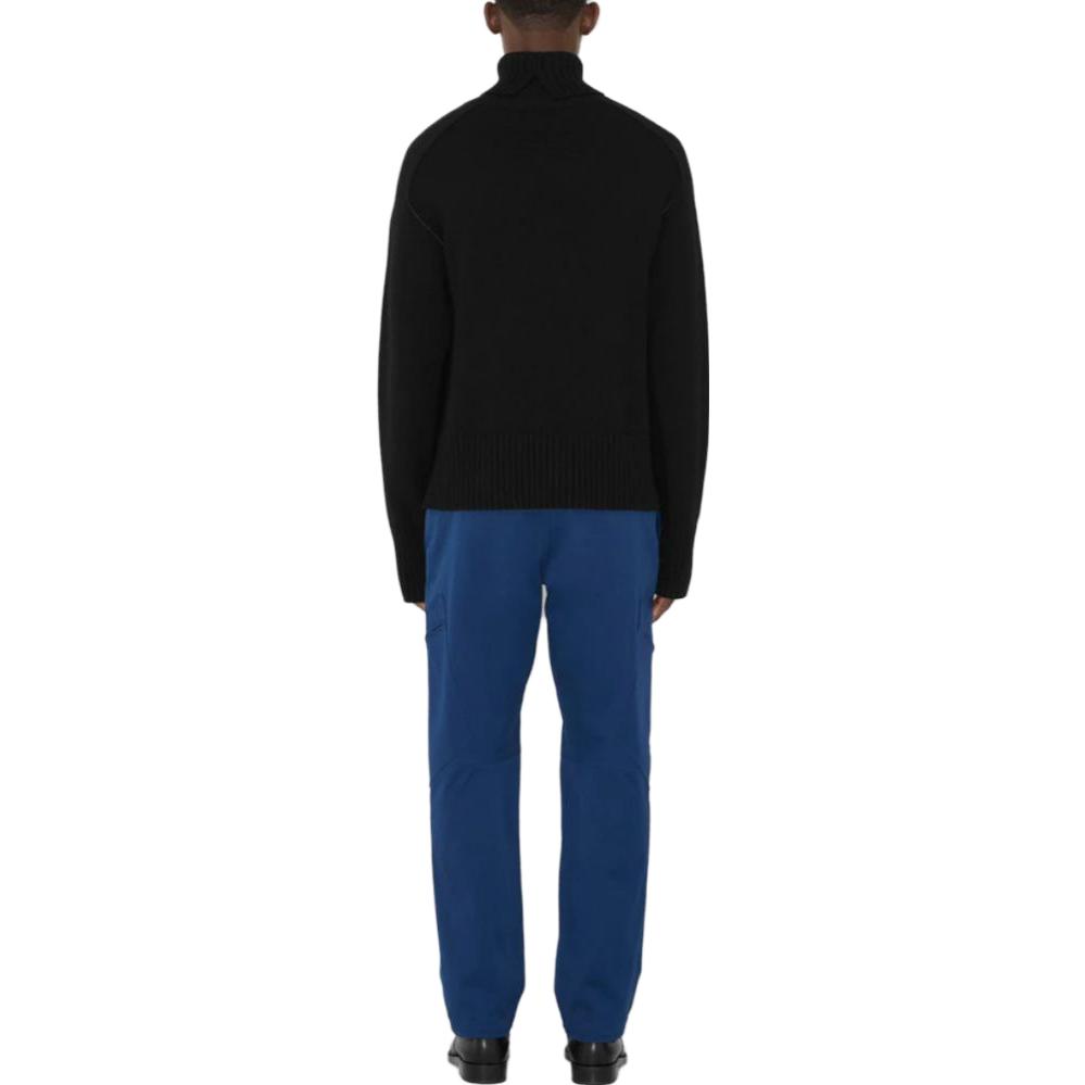 Shop Burberry Pantalones Cargo Azul Marino Rectos de Tiro Medio Estilo Casual. 80708661