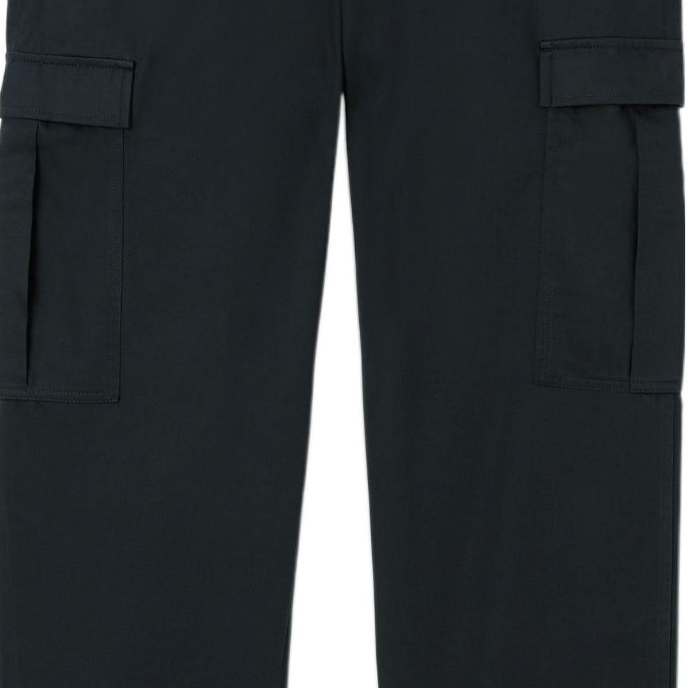 Sizing Burberry Celana Panjang Kasual Navy Blue Straight-Leg dengan Kantong. 80640551