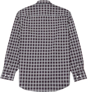 버버리 네이비 체크 패턴 싱글 버튼 긴팔 셔츠 80031511 Lookbook 버버리 네이비 체크 패턴 싱글 버튼 긴팔 셔츠 80031511