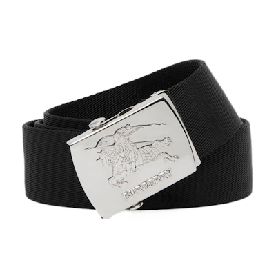 Burberry Nylon Leather Belt, Minimalistic & Stylish, Width 4cm. 80629181
