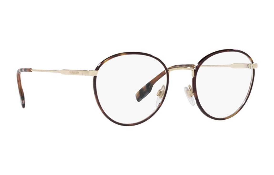 Burberry  Oval Brown Optical Glasses with Minimalist Metal-Frame Design. BE13731109 圖 3