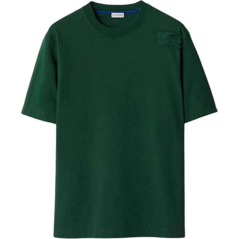 Order 버버리 오버사이즈 크루넥 드롭 숄더 티셔츠 다크 그린. 80849491