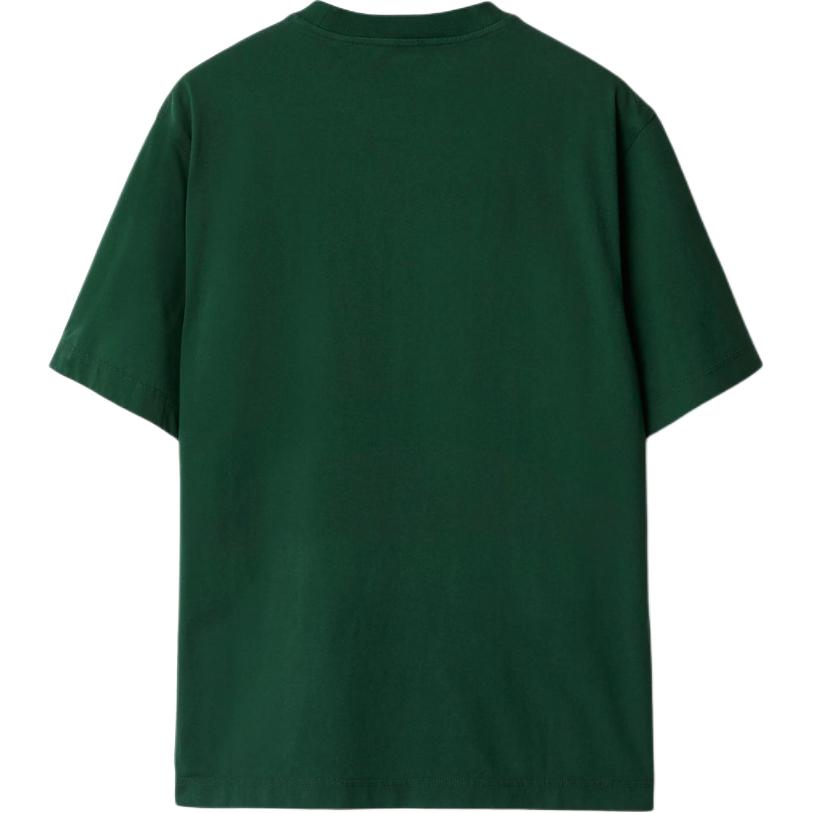 Lookbook 버버리 오버사이즈 크루넥 드롭 숄더 티셔츠 다크 그린. 80849491