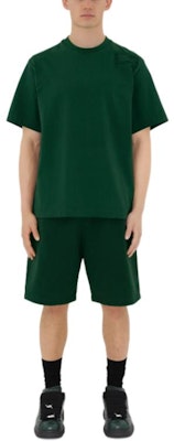 버버리 오버사이즈 크루넥 드롭 숄더 티셔츠 다크 그린. 80849491 Shop 버버리 오버사이즈 크루넥 드롭 숄더 티셔츠 다크 그린. 80849491