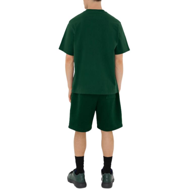 Purchase 버버리 오버사이즈 크루넥 드롭 숄더 티셔츠 다크 그린. 80849491