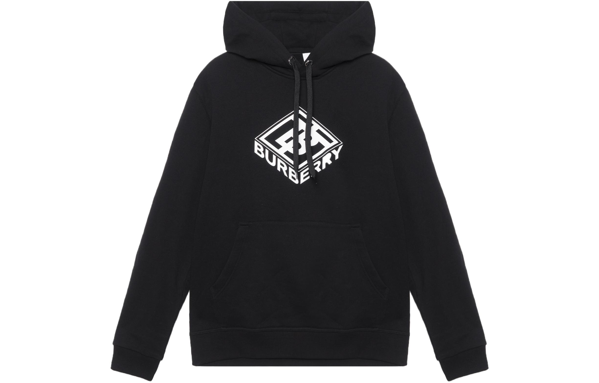 Order Burberry  Oversized Letter Print Hoodie in Black. 80382451
