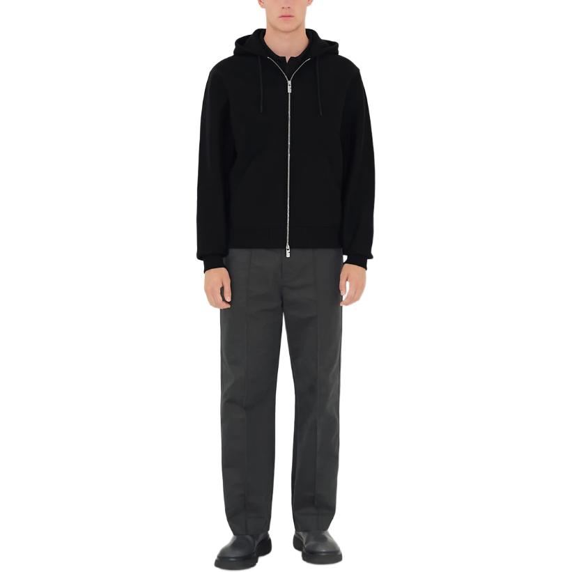 Lookbook Burberry  Oversized Logo Print Crewneck Sweatshirt in Charcoal Gray. 80999281