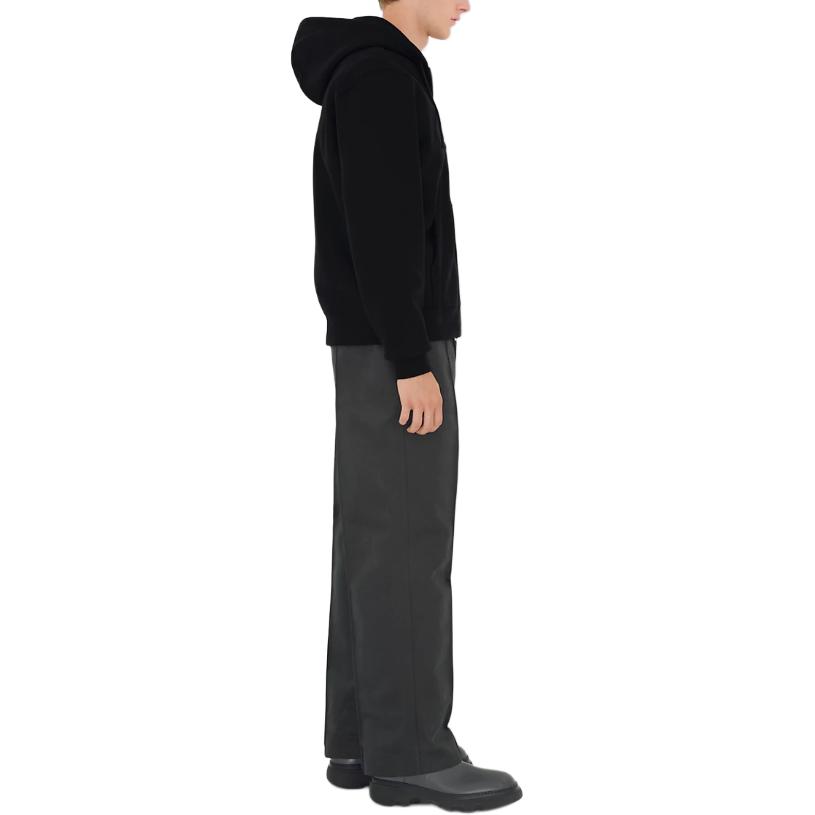 Purchase Burberry  Oversized Logo Print Crewneck Sweatshirt in Charcoal Gray. 80999281