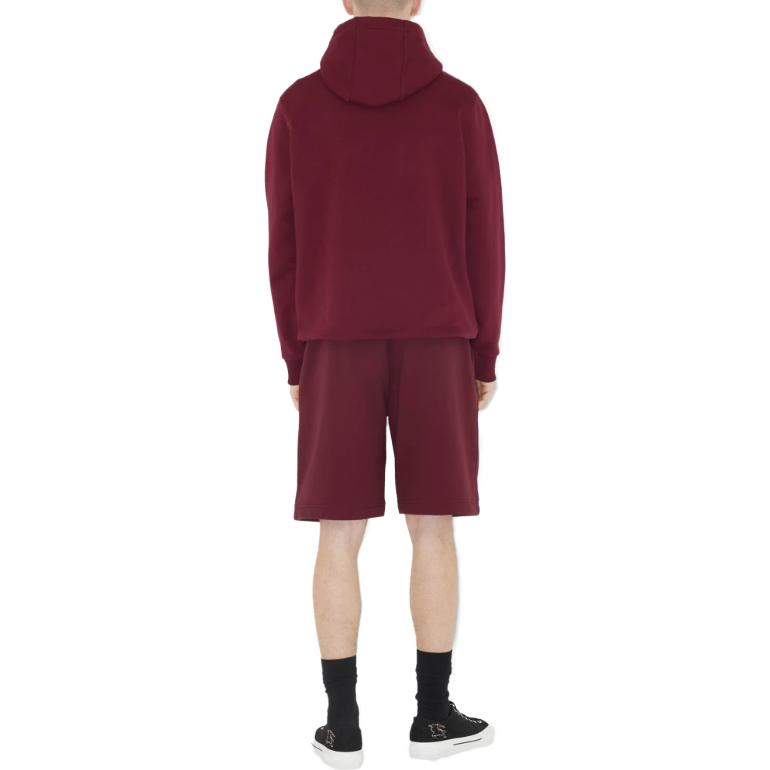 Burberry  Oversized Red Cotton Hoodie Long Sleeve Sweater. 80719921 圖 4