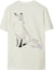 Lookbook Camiseta Burberry de manga corta estampada cuello redondo color off-white. 80935921