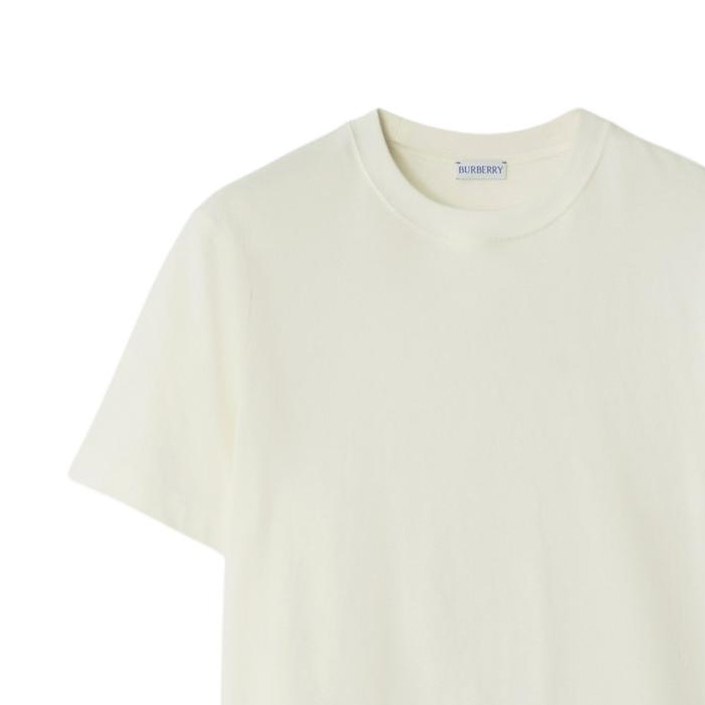 Sizing Camiseta Burberry de manga corta estampada cuello redondo color off-white. 80935921