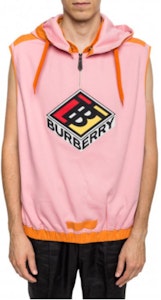 Sudadera sin mangas rosa de Burberry con estampado. 45595481 Shop Sudadera sin mangas rosa de Burberry con estampado. 45595481