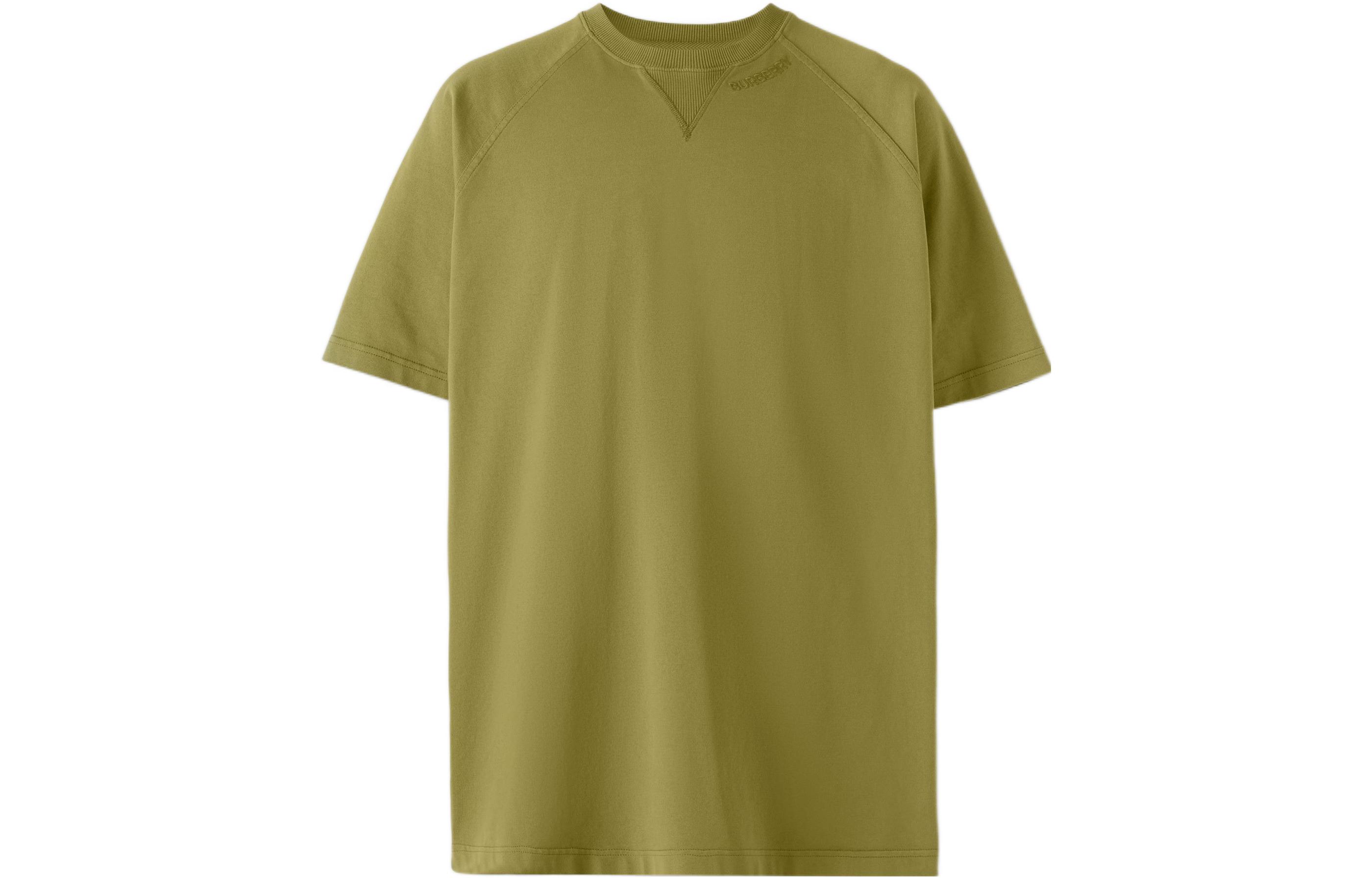 Burberry  Plain Logo Embroidered Crewneck Short Sleeve T-Shirt. 80651321 圖 2