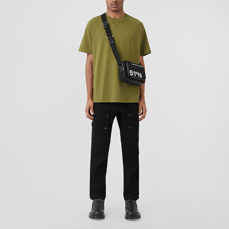 Burberry  Plain Logo Embroidered Crewneck Short Sleeve T-Shirt. 80651321 圖 3