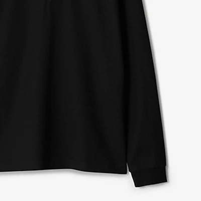 Burberry Baju Polo Lengan Panjang Hitam Lelaki 80773201 Sizing Burberry Baju Polo Lengan Panjang Hitam Lelaki 80773201