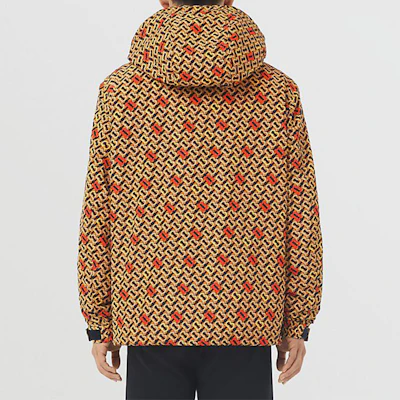 Burberry 芥末黃連帽印花Logo輕便外套 80512821 Shop Burberry 芥末黃連帽印花Logo輕便外套 80512821