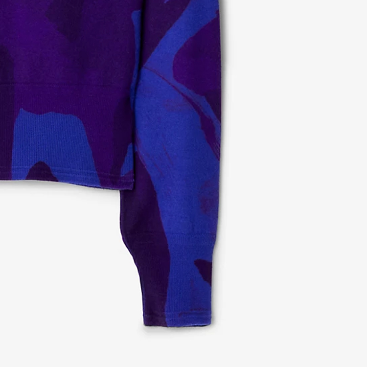 Burberry  Printed Pattern Zip-Up Hoodie. 80778291 圖 5